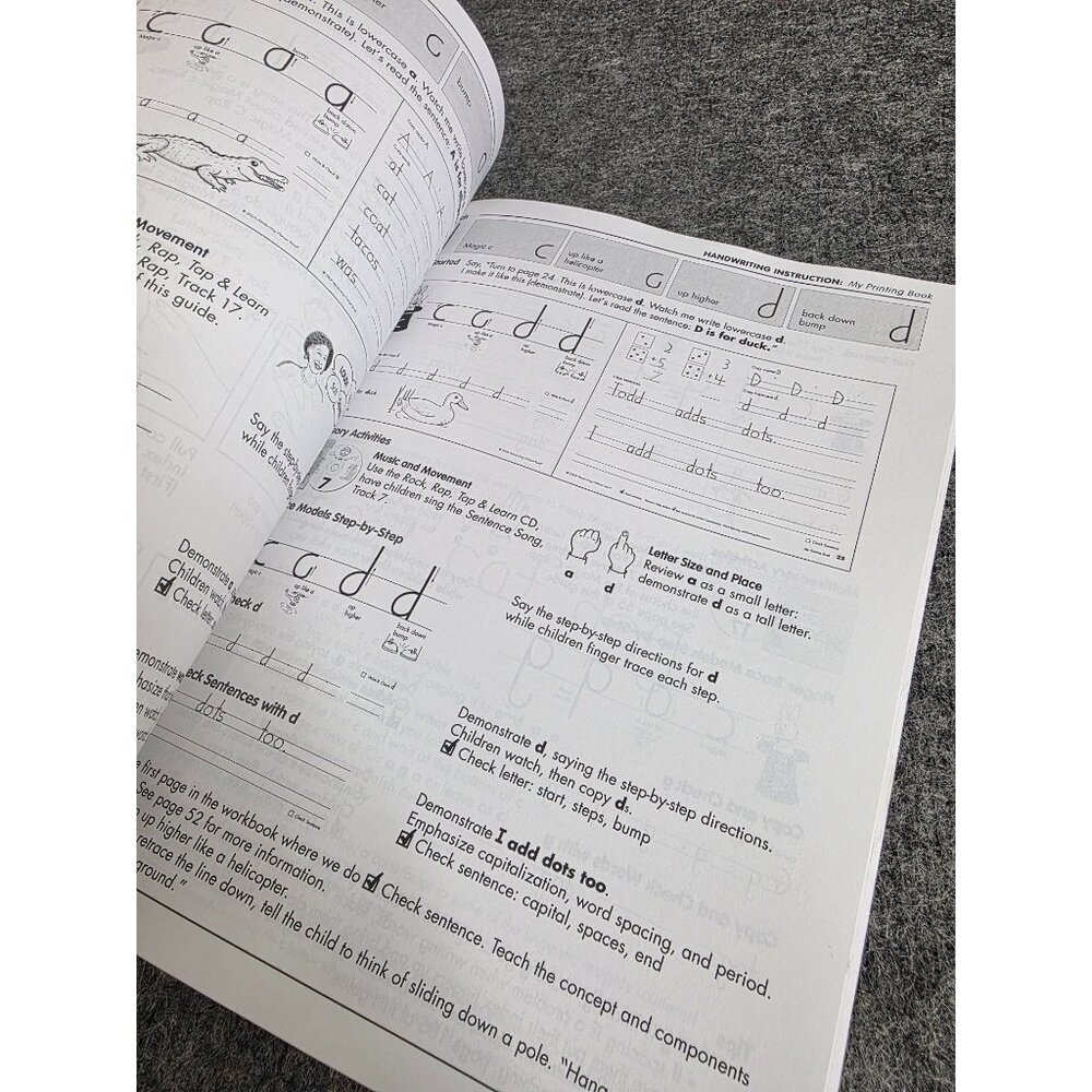 Handwriting Without Tears 1st Grade Printing Teachers Guide Jan Z. Olsen - Picture 5 of 5